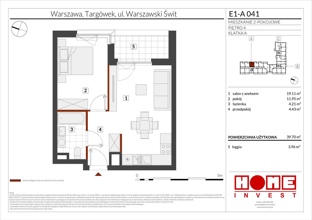 Nowe mieszkanie dwupokojowe Warszawski Świt Etap X Warszawa, Targówek, ul. Warszawski Świt  40m2 Foto 1