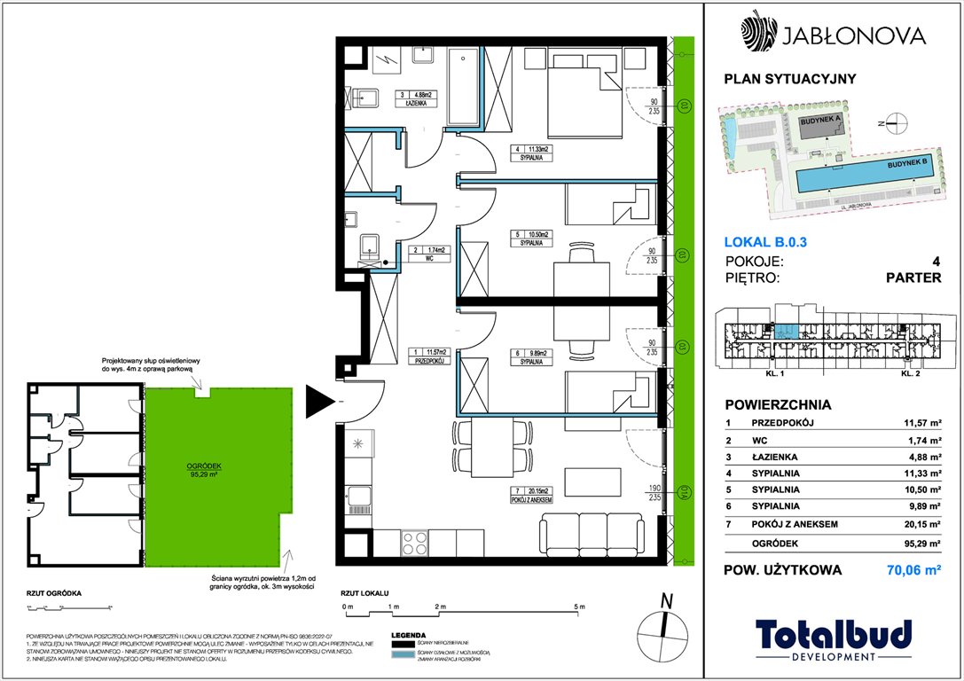 mieszkanie na sprzedaż 70m2 mieszkanie Piaseczno, Jabłoniowa