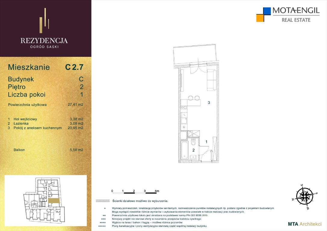 mieszkanie na sprzedaż 27m2 mieszkanie Lublin, Śródmieście, Jasna i Wieniawska