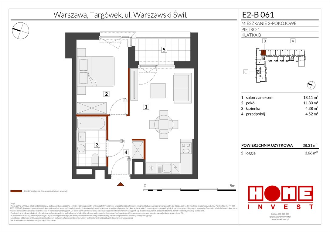 Nowe mieszkanie dwupokojowe Warszawski Świt Etap XI Warszawa, Targówek, ul. Warszawski Świt  38m2 Foto 1