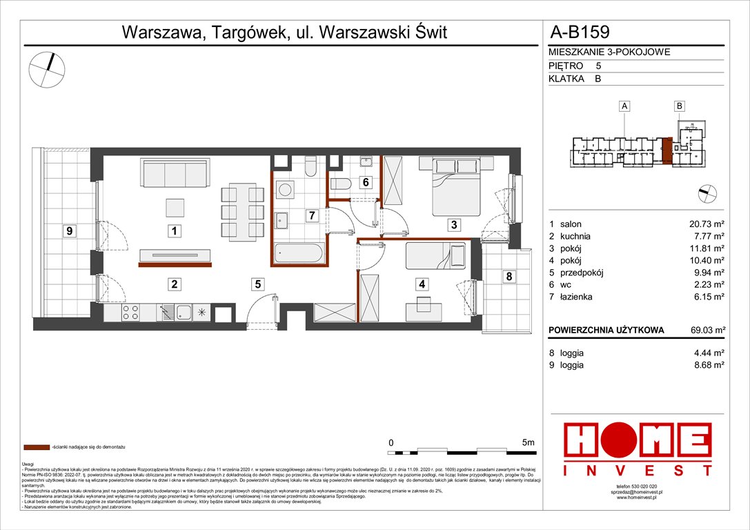 Nowe mieszkanie trzypokojowe Warszawski Świt Etap VII Warszawa, Targówek, ul. Warszawski Świt 12  69m2 Foto 1