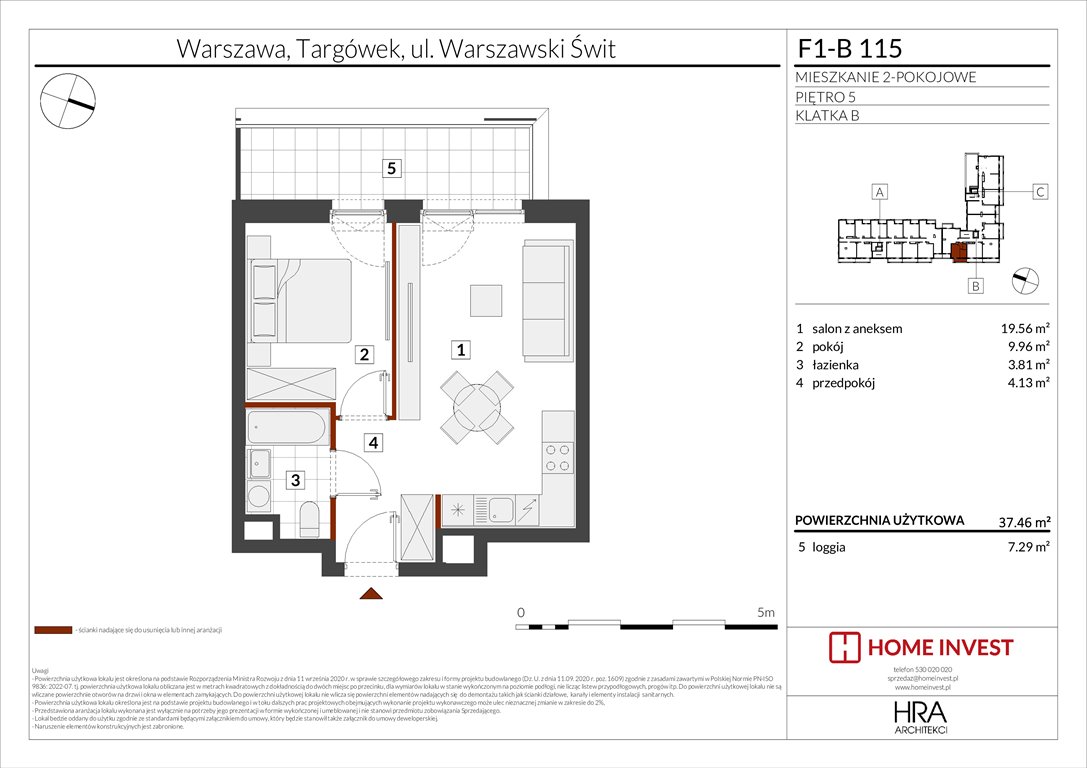 Nowe mieszkanie dwupokojowe Warszawski Świt Etap XIII Warszawa, ul. Warszawski Świt  37m2 Foto 1