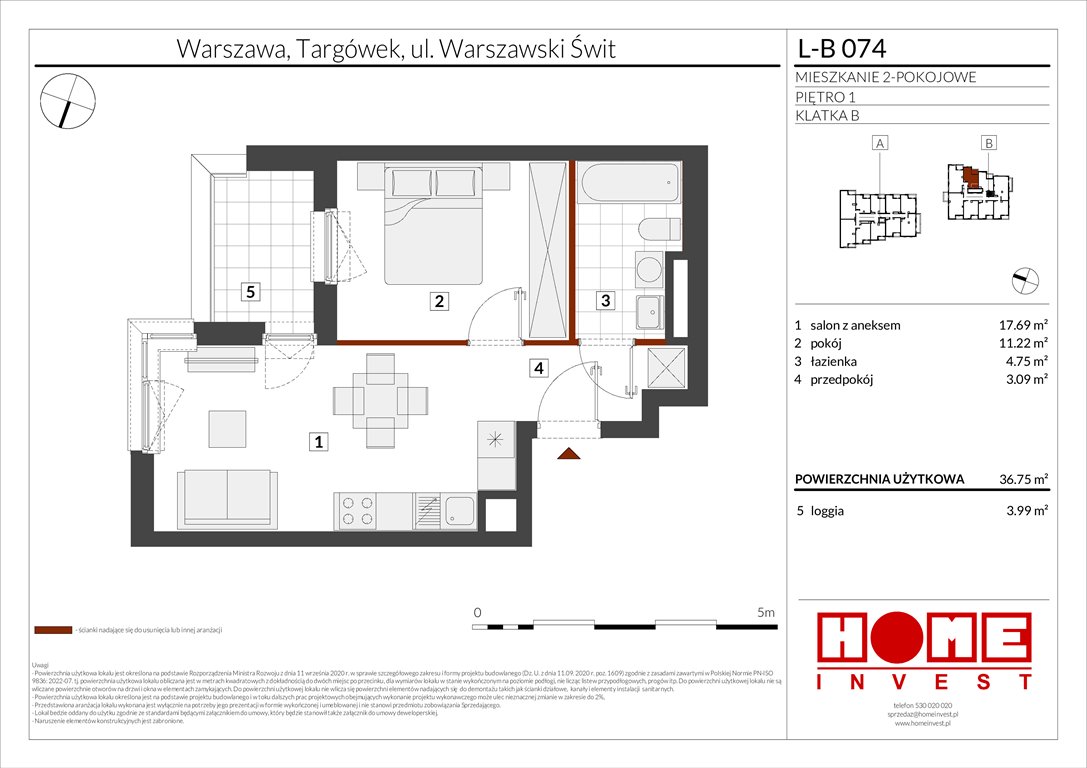 Nowe mieszkanie dwupokojowe Warszawski Świt Etap XII Warszawa, Targówek, ul. Warszawski Świt  37m2 Foto 1