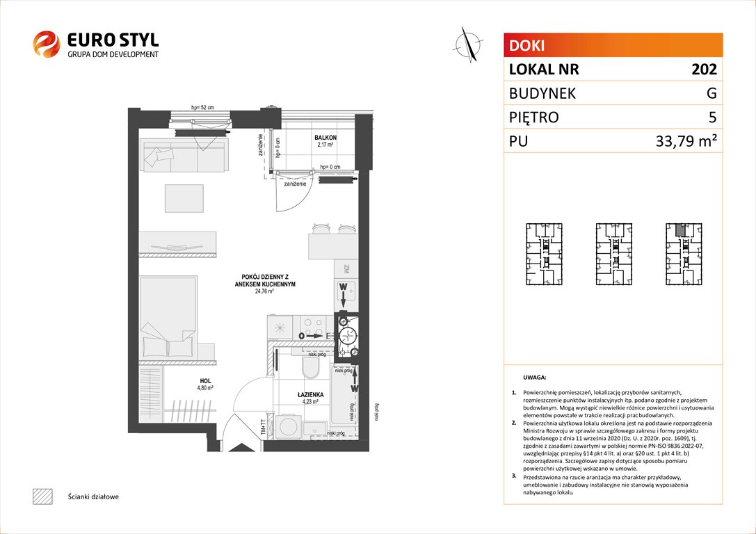 mieszkanie na sprzedaż 34m2 mieszkanie Gdańsk, Śródmieście, ks. Jerzego Popiełuszki/Rybaki Górne