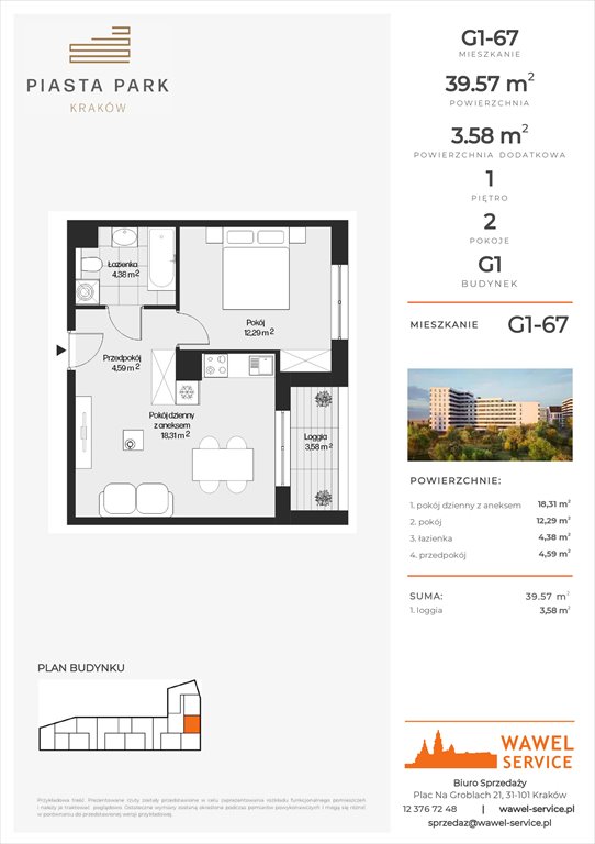 mieszkanie na sprzedaż 40m2 mieszkanie Kraków, Mistrzejowice, Osiedle Piastów 63