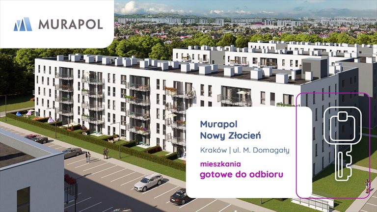 Nowe mieszkanie dwupokojowe Murapol Nowy Złocień Kraków, ul. M. Domagały  53m2 Foto 1