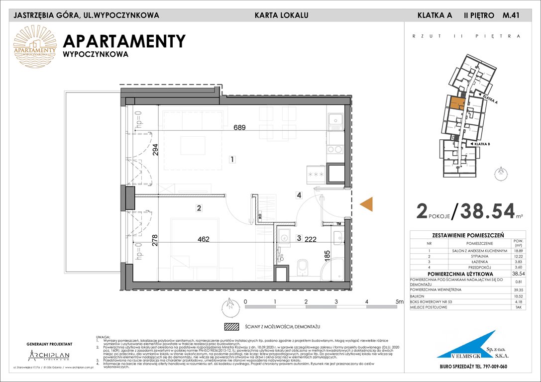 Nowe mieszkanie Apartamenty Wypoczynkowa Jastrzębia Góra, Wypoczynkowa  39m2 Foto 1