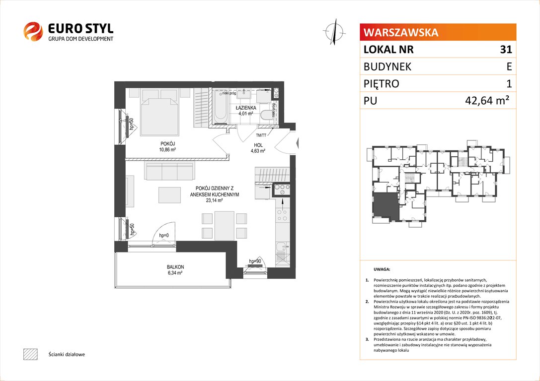 mieszkanie na sprzedaż 43m2 mieszkanie Gdańsk, Warszawska