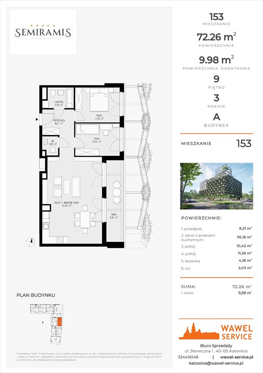 mieszkanie na sprzedaż 72m2 mieszkanie Katowice, Bogucice - Dąbrówka Mała, Wiertnicza 32