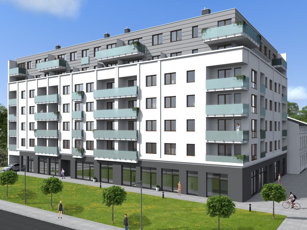 Nowe mieszkanie trzypokojowe APARTAMENTY KOPERNIKA ŁÓDŹ, Polesie, Kopernika 49/49A  47m2 Foto 1