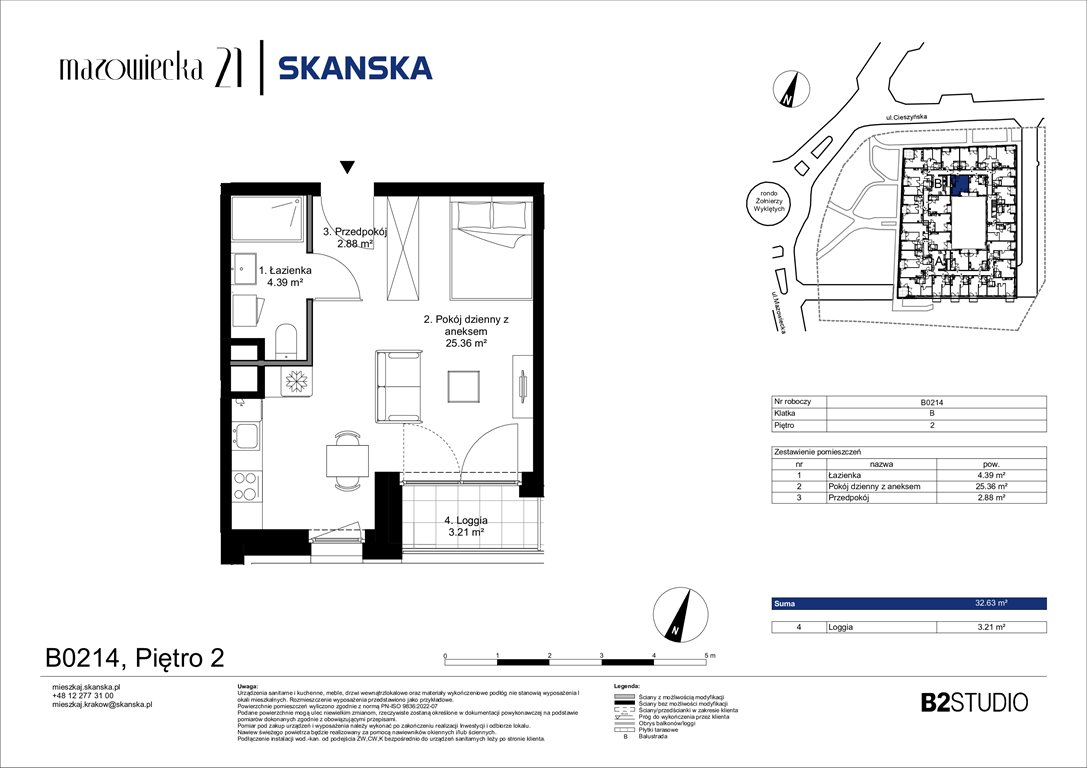 Nowa kawalerka Mazowiecka 21 Kraków, Krowodrza, ul. Mazowiecka 21  33m2 Foto 1