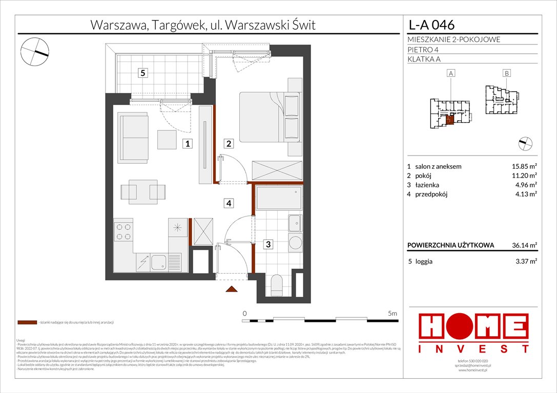 Nowe mieszkanie dwupokojowe Warszawski Świt Etap XII Warszawa, Targówek, ul. Warszawski Świt  36m2 Foto 1