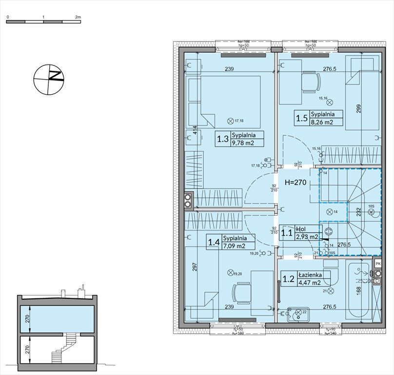 Nowy dom Osiedle Stokrotki Boryszew, Nadziei  73m2 Foto 1