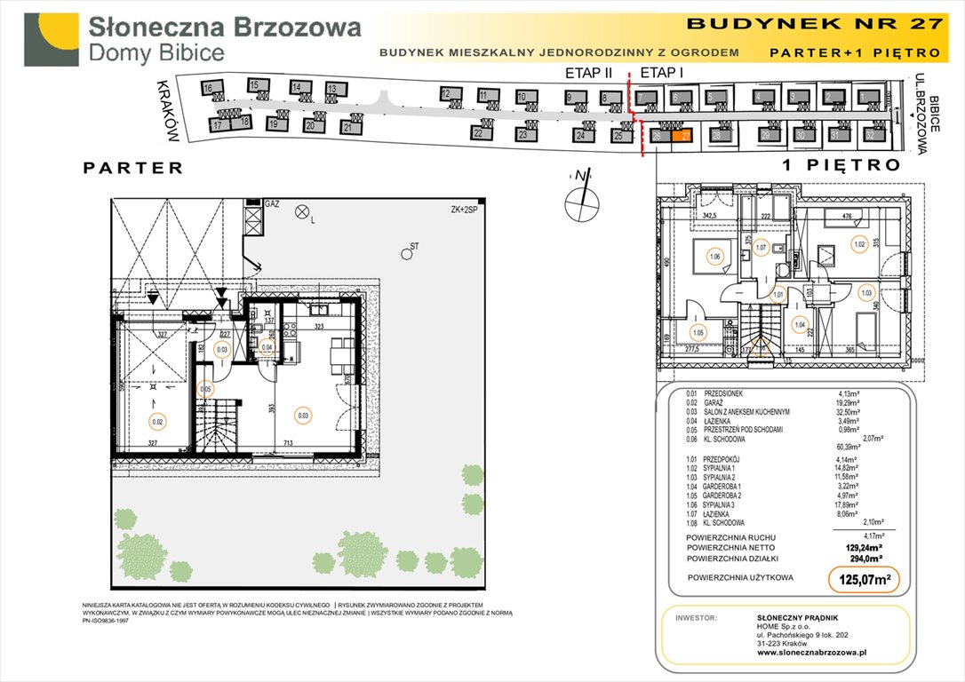 Nowy dom Słoneczna Brzozowa Bibice  125m2 Foto 1