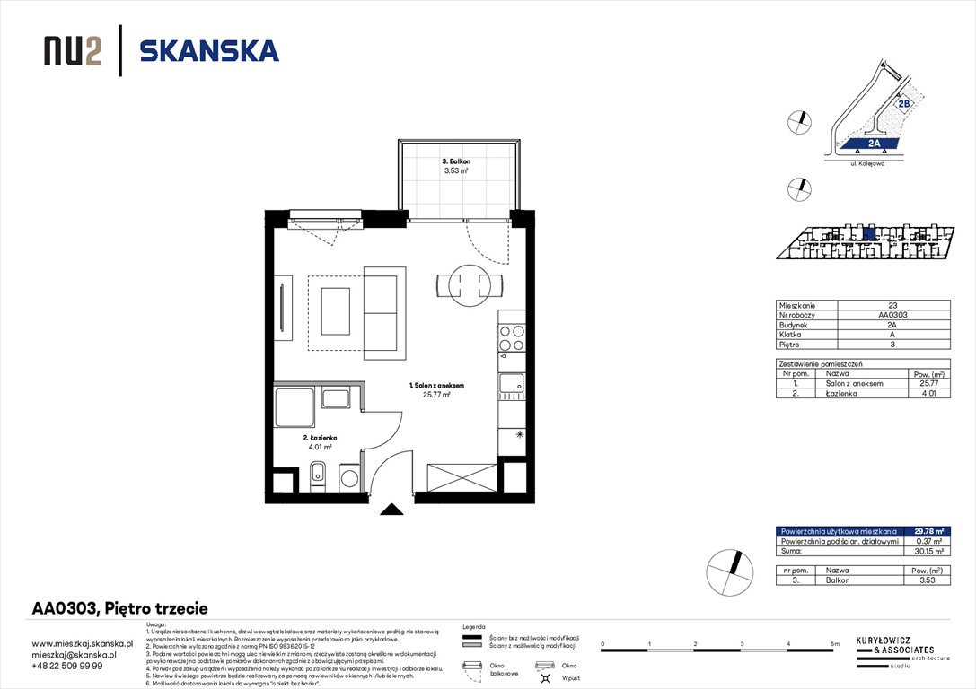 Nowa kawalerka NU Wola Warszawa Warszawa, Wola, Kolejowa  30m2 Foto 1