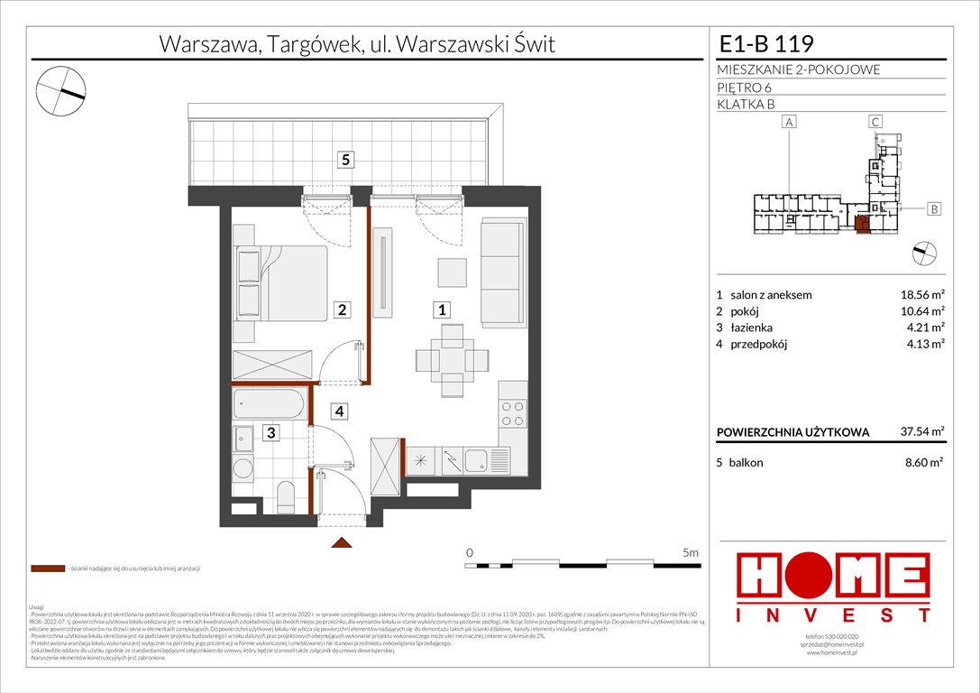 Nowe mieszkanie dwupokojowe Warszawski Świt Etap X Warszawa, Targówek, ul. Warszawski Świt  38m2 Foto 1