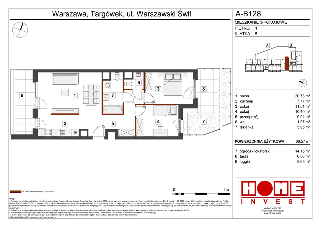 Nowe mieszkanie trzypokojowe Warszawski Świt Etap VII Warszawa, Targówek, ul. Warszawski Świt 12  69m2 Foto 1