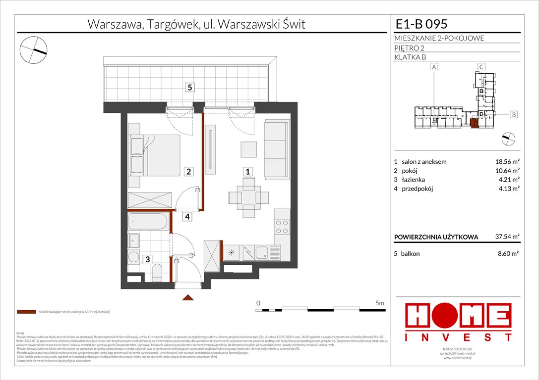 Nowe mieszkanie dwupokojowe Warszawski Świt Etap X Warszawa, Targówek, ul. Warszawski Świt  38m2 Foto 1