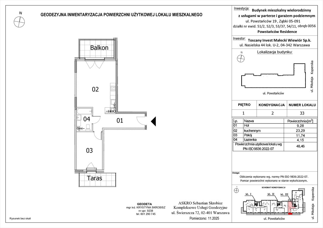 Nowe mieszkanie dwupokojowe Powstańców Residence Ząbki, Powstańców 19  48m2 Foto 1
