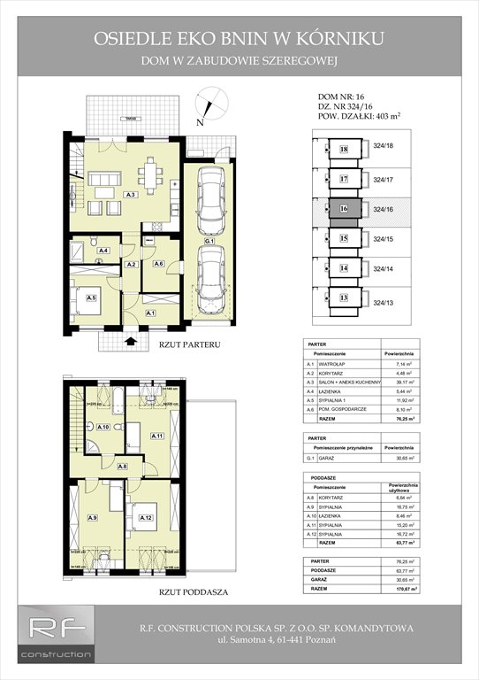 Nowy dom Osiedle EKO Bnin w Kórniku Poznań, Kórnik - Bnin, Steinmetza  171m2 Foto 1