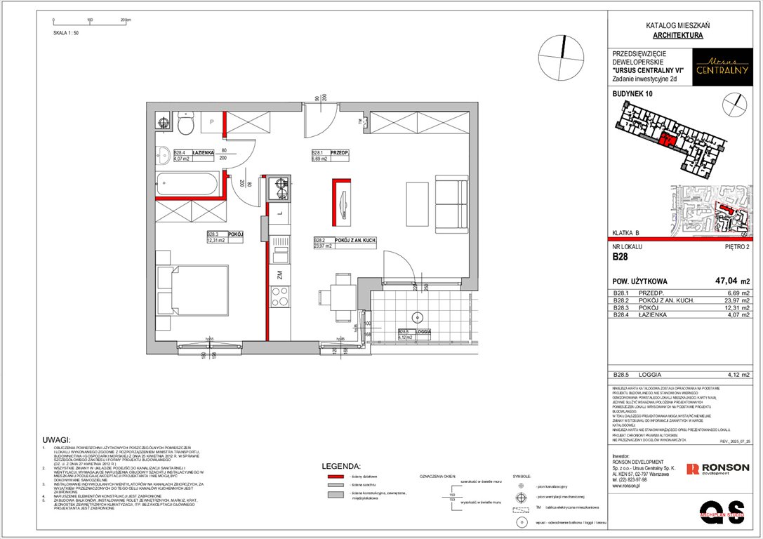 Nowe mieszkanie dwupokojowe URSUS CENTRALNY Warszawa, Ursus, ul. Gierdziejewskiego 23  47m2 Foto 1