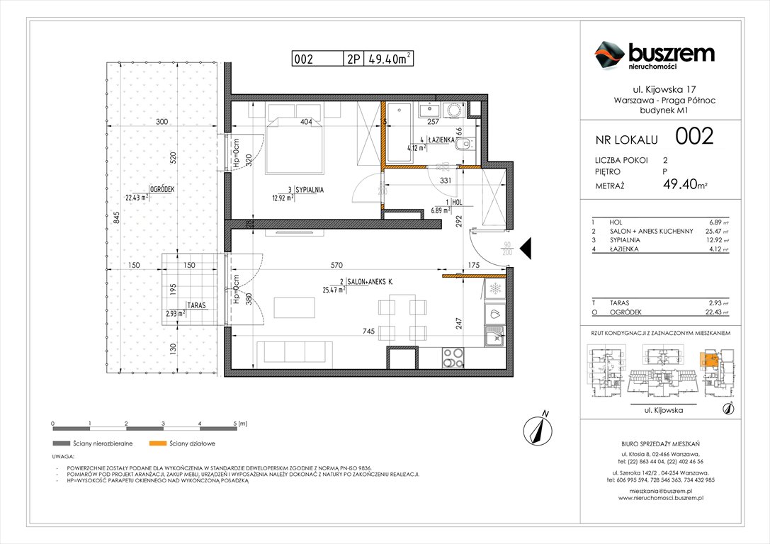 Nowe mieszkanie dwupokojowe Kijowska 17 Warszawa, Praga Północ, Kijowska 17  49m2 Foto 1