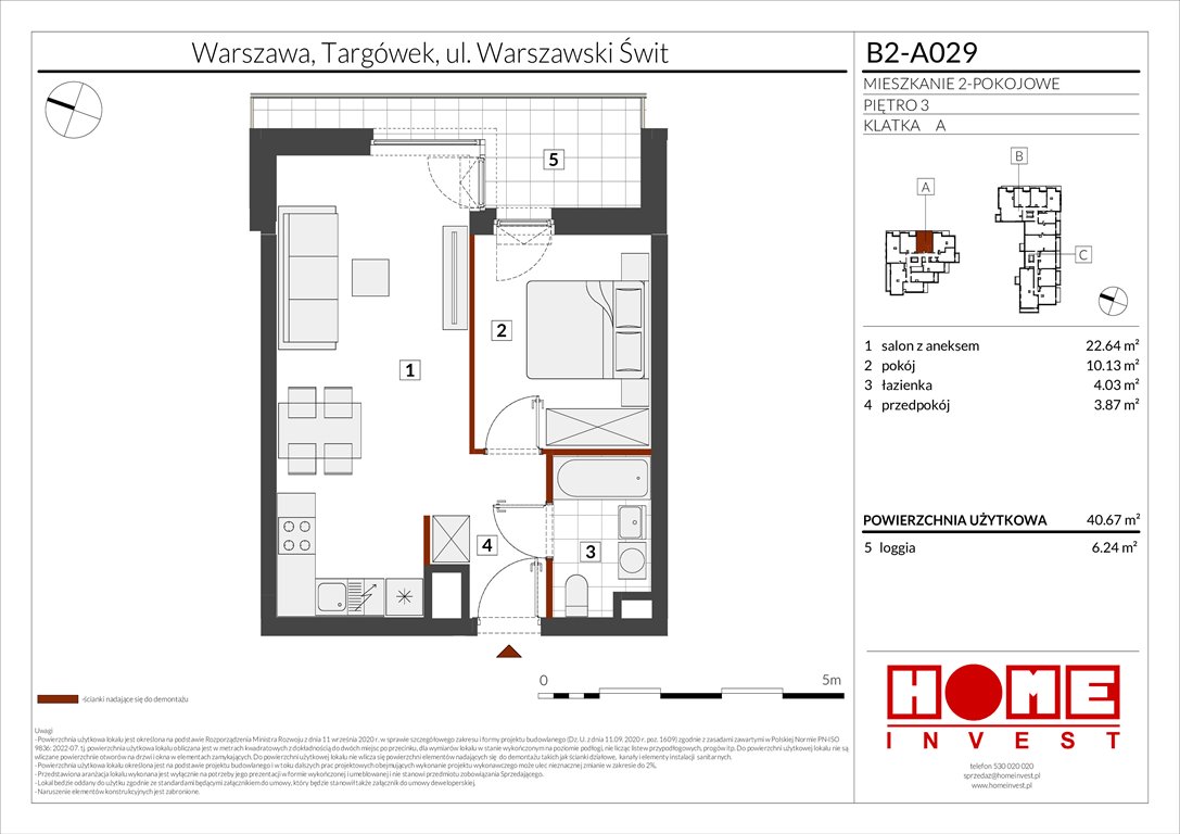 Nowe mieszkanie dwupokojowe Warszawski Świt Etap IX Warszawa, Targówek, ul. Warszawski Świt 12  41m2 Foto 1