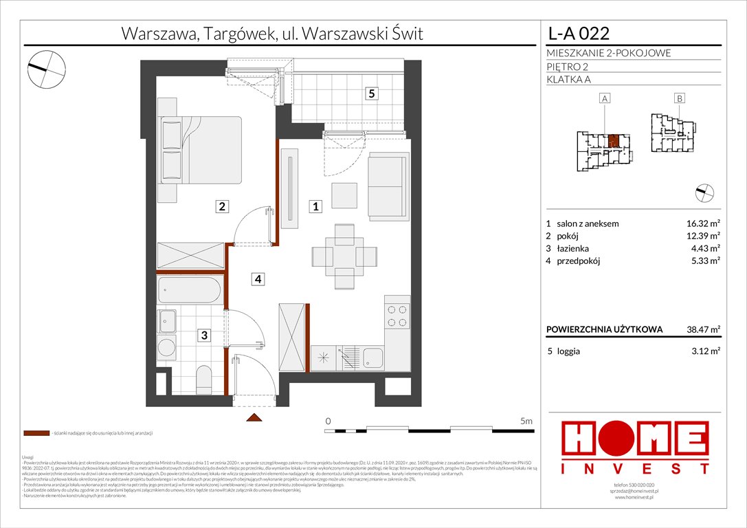Nowe mieszkanie dwupokojowe Warszawski Świt Etap XII Warszawa, Targówek, ul. Warszawski Świt  38m2 Foto 1