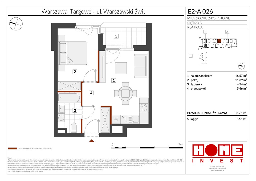 Nowe mieszkanie dwupokojowe Warszawski Świt Etap XI Warszawa, Targówek, ul. Warszawski Świt  38m2 Foto 1
