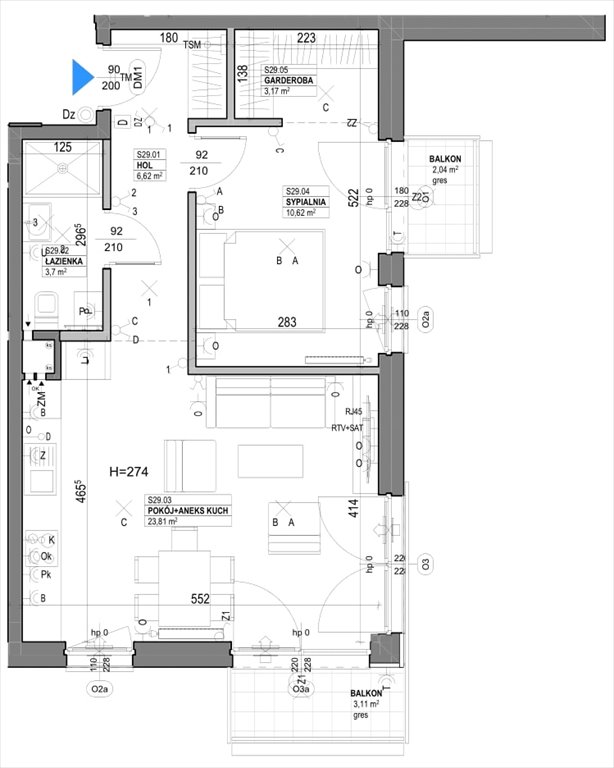 mieszkanie na sprzedaż 50m2 mieszkanie Ożarów Mazowiecki, Widok