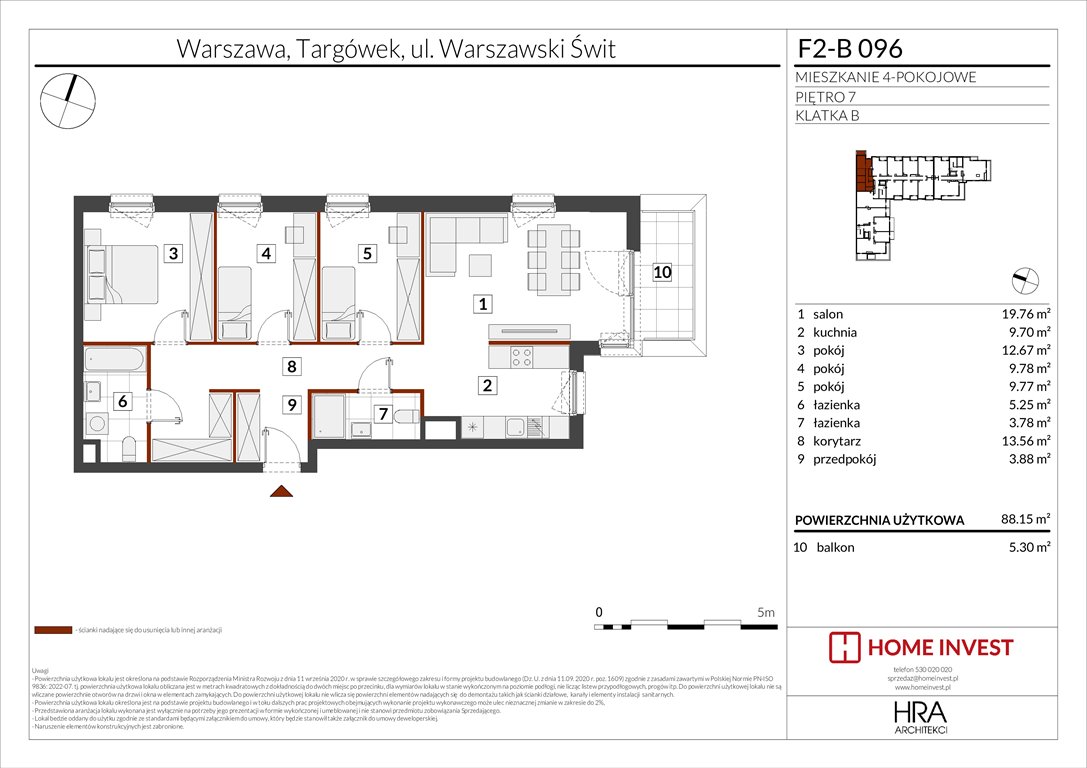 Nowe mieszkanie czteropokojowe  Warszawski Świt Etap XIV Warszawa, ul. Warszawski Świt  88m2 Foto 1
