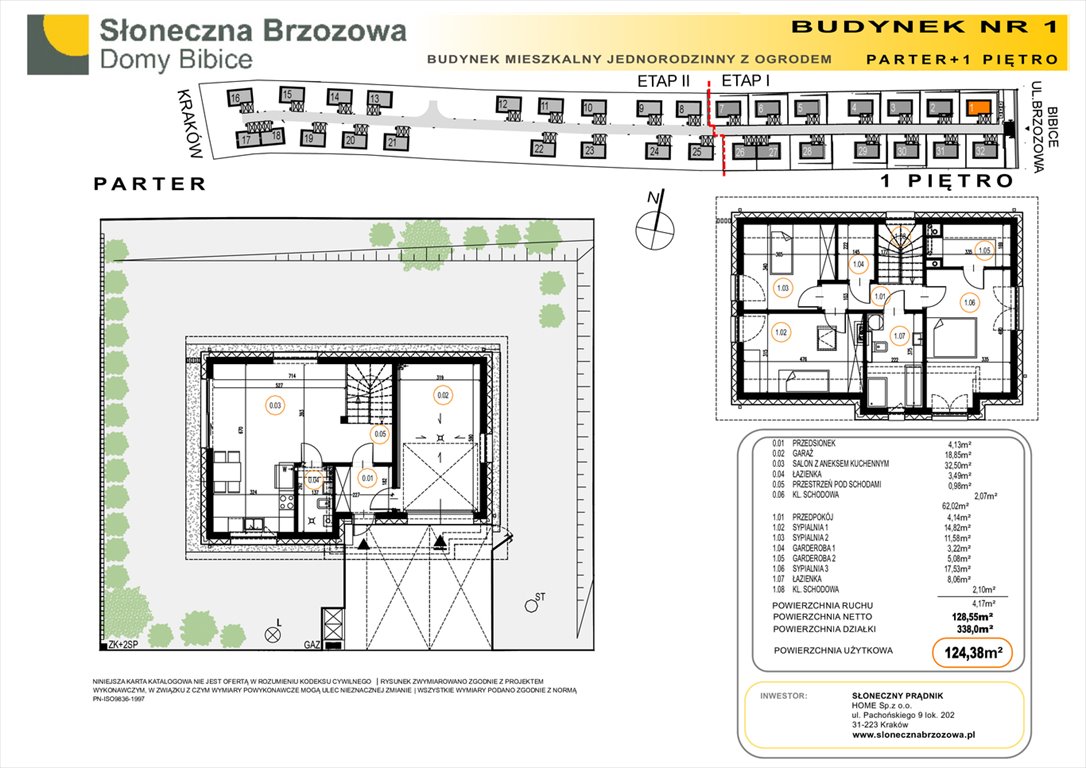 Nowy dom Słoneczna Brzozowa Bibice  124m2 Foto 1