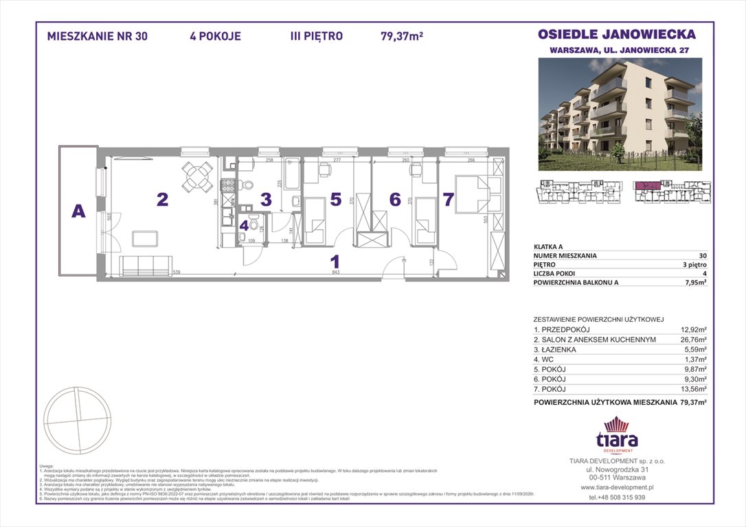 Nowe mieszkanie czteropokojowe  Janowiecka 27 Warszawa, Targówek, Janowiecka 27  79m2 Foto 1