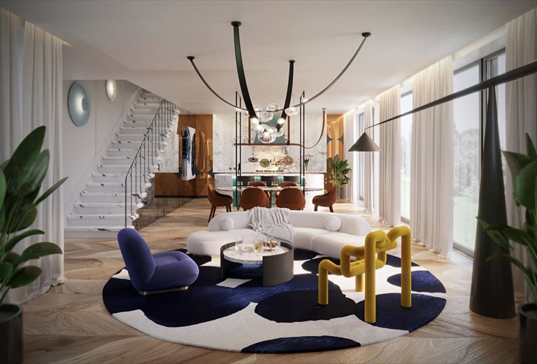 Nowe mieszkanie Hampton Residence Wilanów Warszawa, Wilanów, Hlonda  236m2 Foto 8