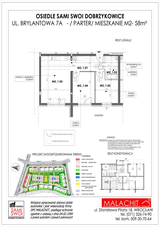 Nowe mieszkanie trzypokojowe Osiedle Sami Swoi Dobrzykowice, Brylantowa 7A  58m2 Foto 1