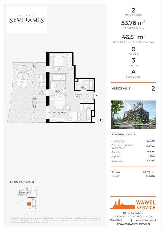 mieszkanie na sprzedaż 54m2 mieszkanie Katowice, Bogucice - Dąbrówka Mała, Wiertnicza 32