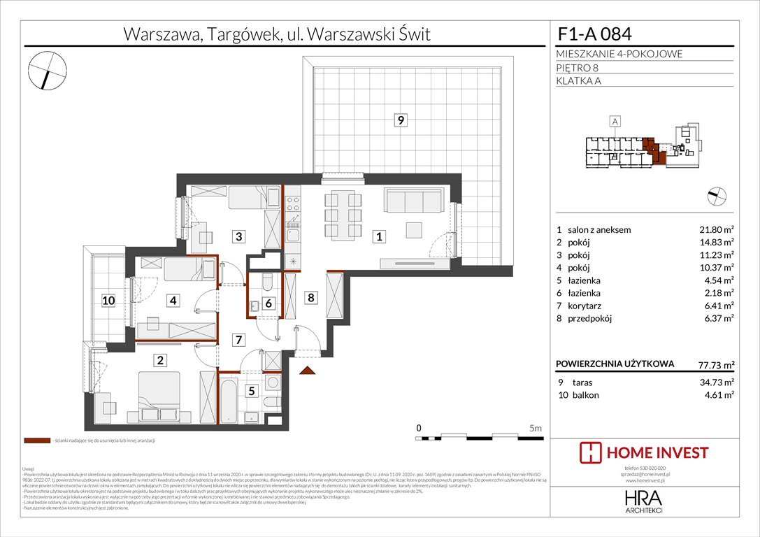 Nowe mieszkanie czteropokojowe  Warszawski Świt Etap XIII Warszawa, ul. Warszawski Świt  78m2 Foto 1