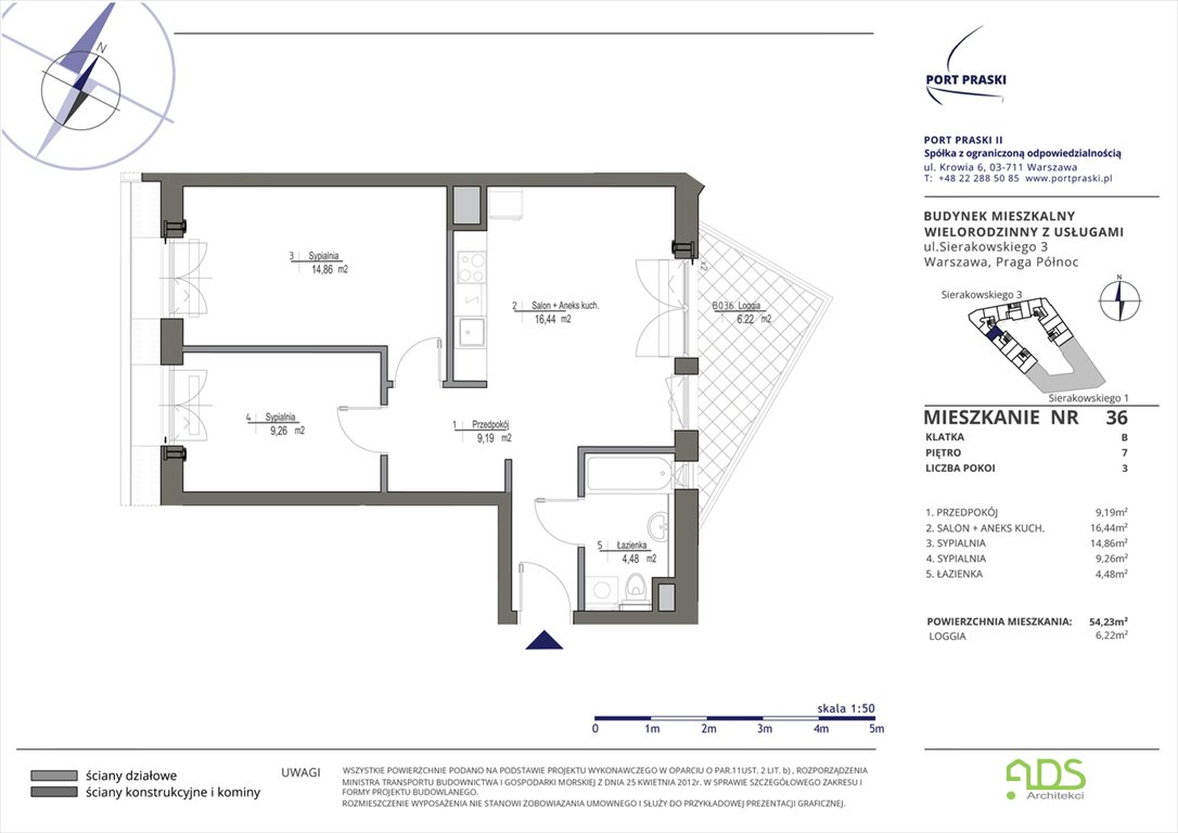 Nowe mieszkanie trzypokojowe Sierakowskiego 1 i 3 Warszawa, Praga - Północ, Sierakowskiego 1-3  54m2 Foto 1 Nowe mieszkanie trzypokojowe Sierakowskiego 1 i 3 Warszawa, Praga - Północ, Sierakowskiego 1-3  54m2 Foto 1