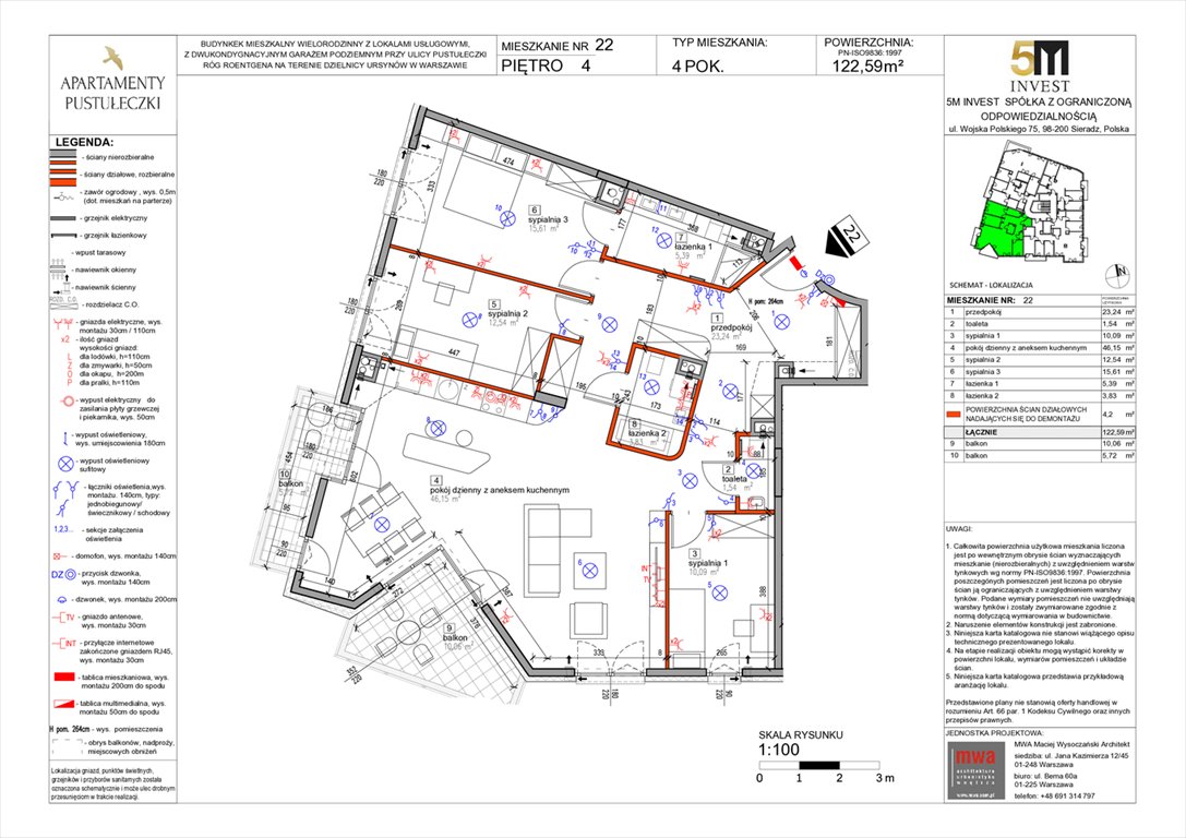 Nowe mieszkanie czteropokojowe  Apartamenty Pustułeczki  Warszawa, Ursynów, Pustułeczki 18D  Foto 1