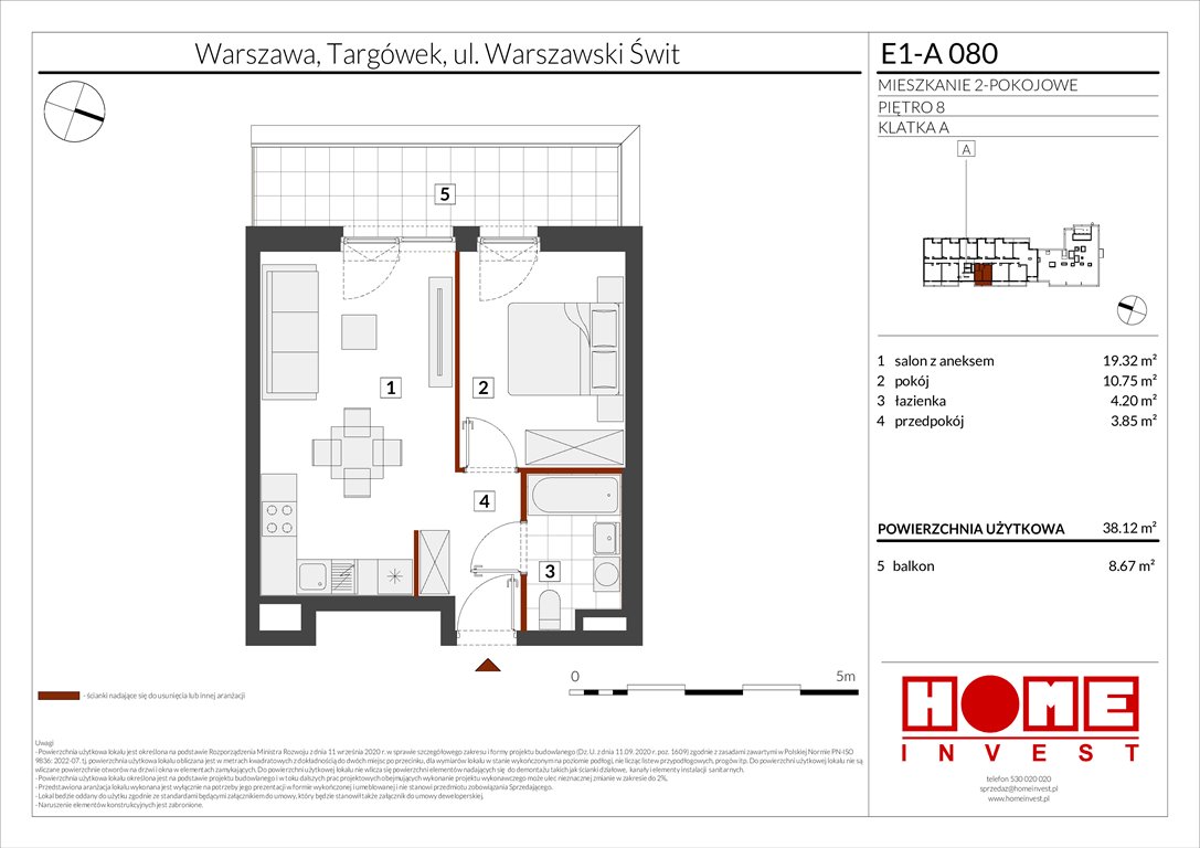 Nowe mieszkanie dwupokojowe Warszawski Świt Etap X Warszawa, Targówek, ul. Warszawski Świt  38m2 Foto 1