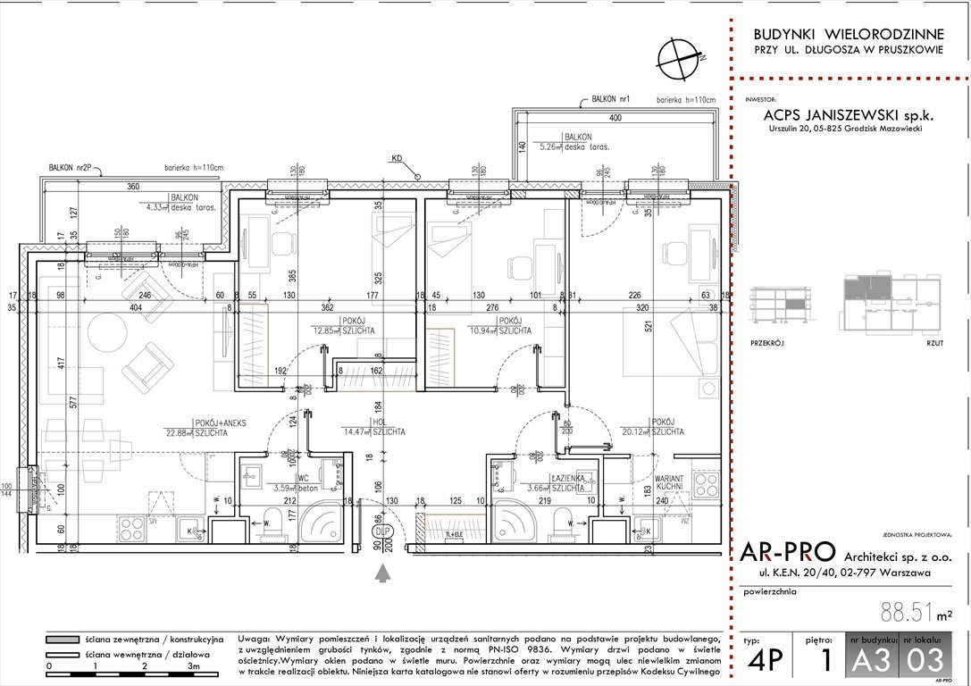 Nowe mieszkanie dwupokojowe Zacisze Długosza Pruszków, Baki, Długosza 42  41m2 Foto 1