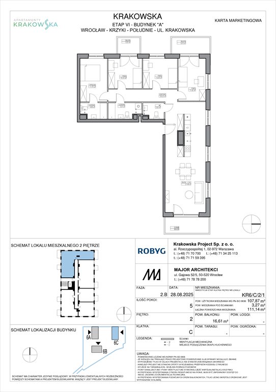 Nowe mieszkanie Apartamenty Krakowska Wrocław, Krzyki, Krakowska 112  108m2 Foto 1