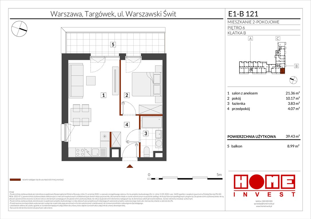 Nowe mieszkanie dwupokojowe Warszawski Świt Etap X Warszawa, Targówek, ul. Warszawski Świt  39m2 Foto 1