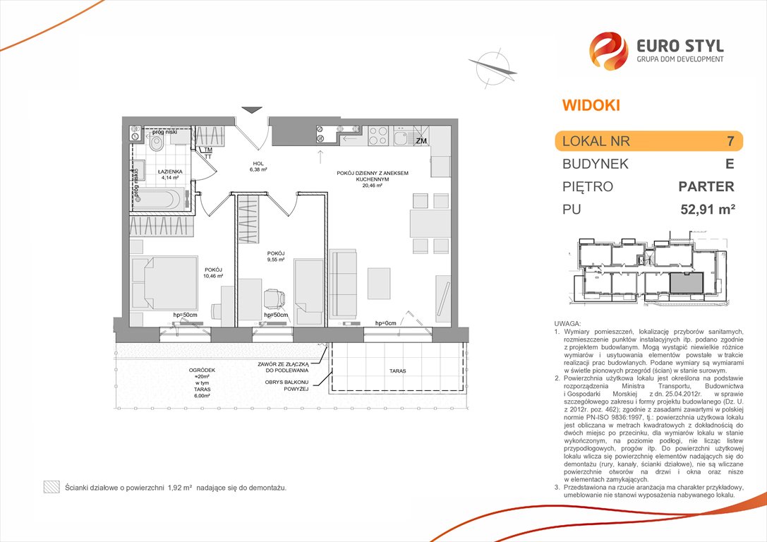 mieszkanie na sprzedaż 53m2 mieszkanie Rumia, Zagórze, Wyżynna