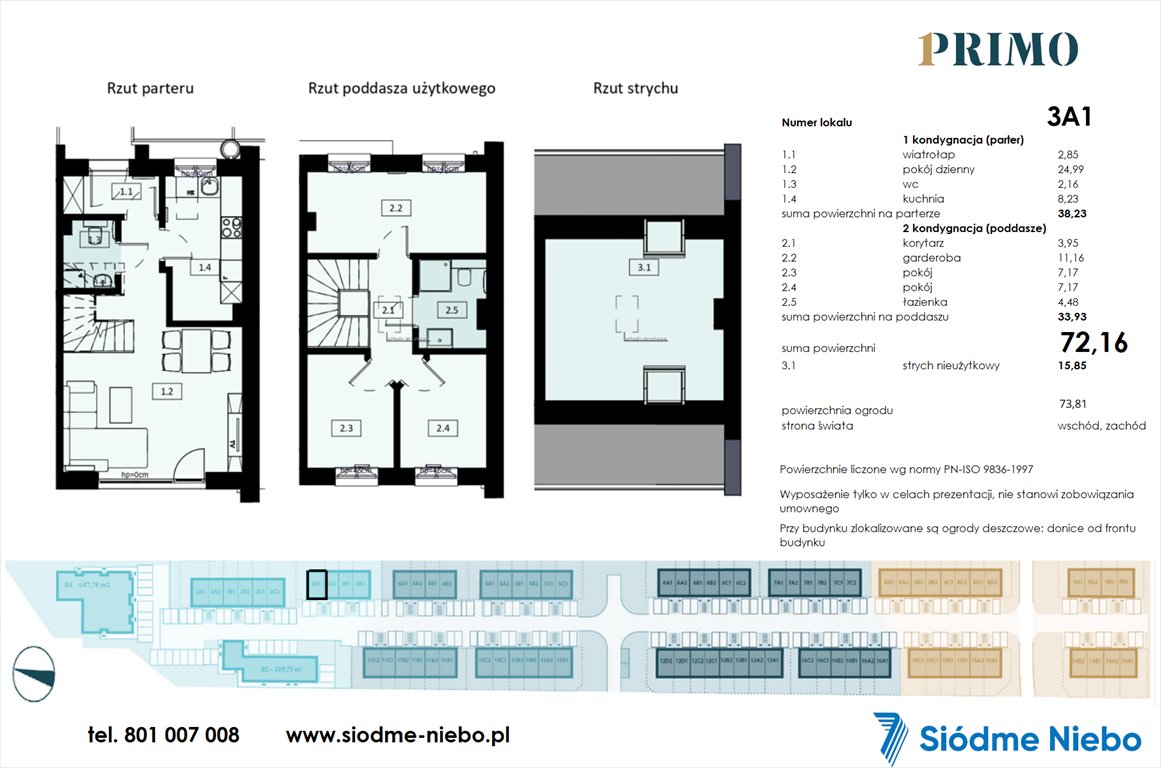 Nowy dom Osiedle PRIMO Pruszcz Gdański, Rokitnica, Droga Słowackiego  72m2 Foto 1