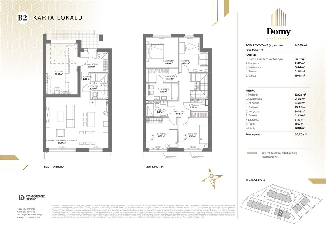 Nowe mieszkanie Domy u Źródła Marii Gdynia, Wielki Kack, Źródło Marii  140m2 Foto 1