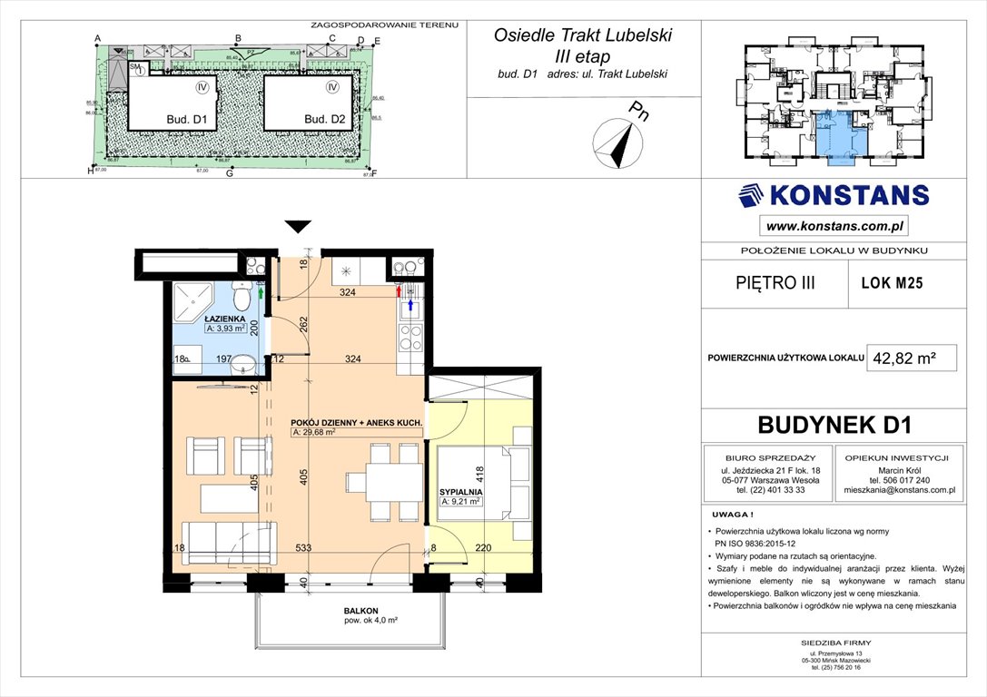 Nowe mieszkanie dwupokojowe TRAKT LUBELSKI Etap III Warszawa, Wawer, Trakt Lubelski 181 C i 181 D  43m2 Foto 1
