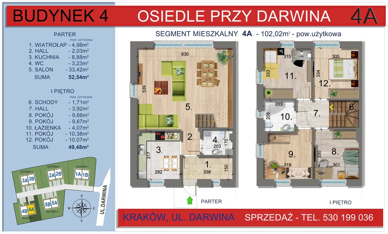 Nowy dom OSIEDLE PRZY DARWINA Kraków, Nowa Huta  102m2 Foto 1