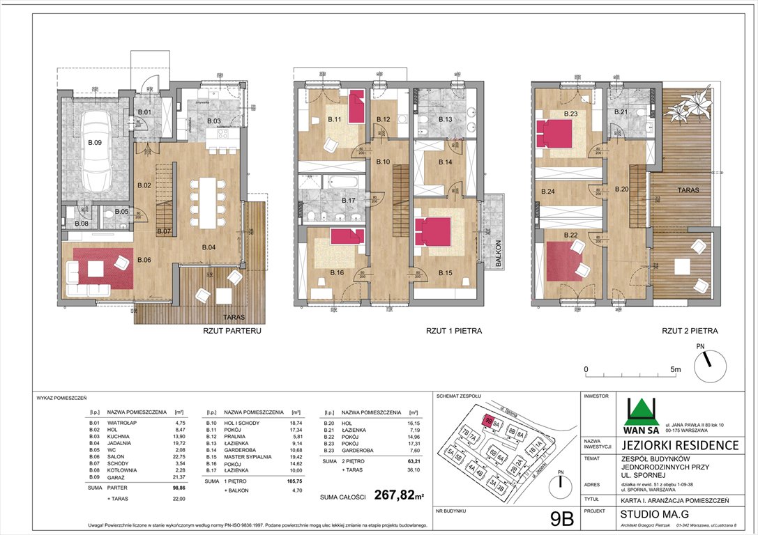 Nowy dom JEZIORKI RESIDENCE Warszawa, Ursynów, Jeziorki 47  268m2 Foto 1