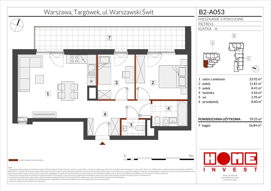 Nowe mieszkanie trzypokojowe Warszawski Świt Etap IX Warszawa, Targówek, ul. Warszawski Świt 12  59m2 Foto 1